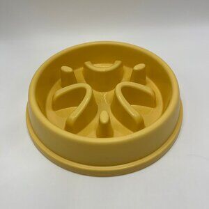 Pet Round Slow Feeder Bowl, Silicone Licking Mat, Anti-Slip & Anti-Tip